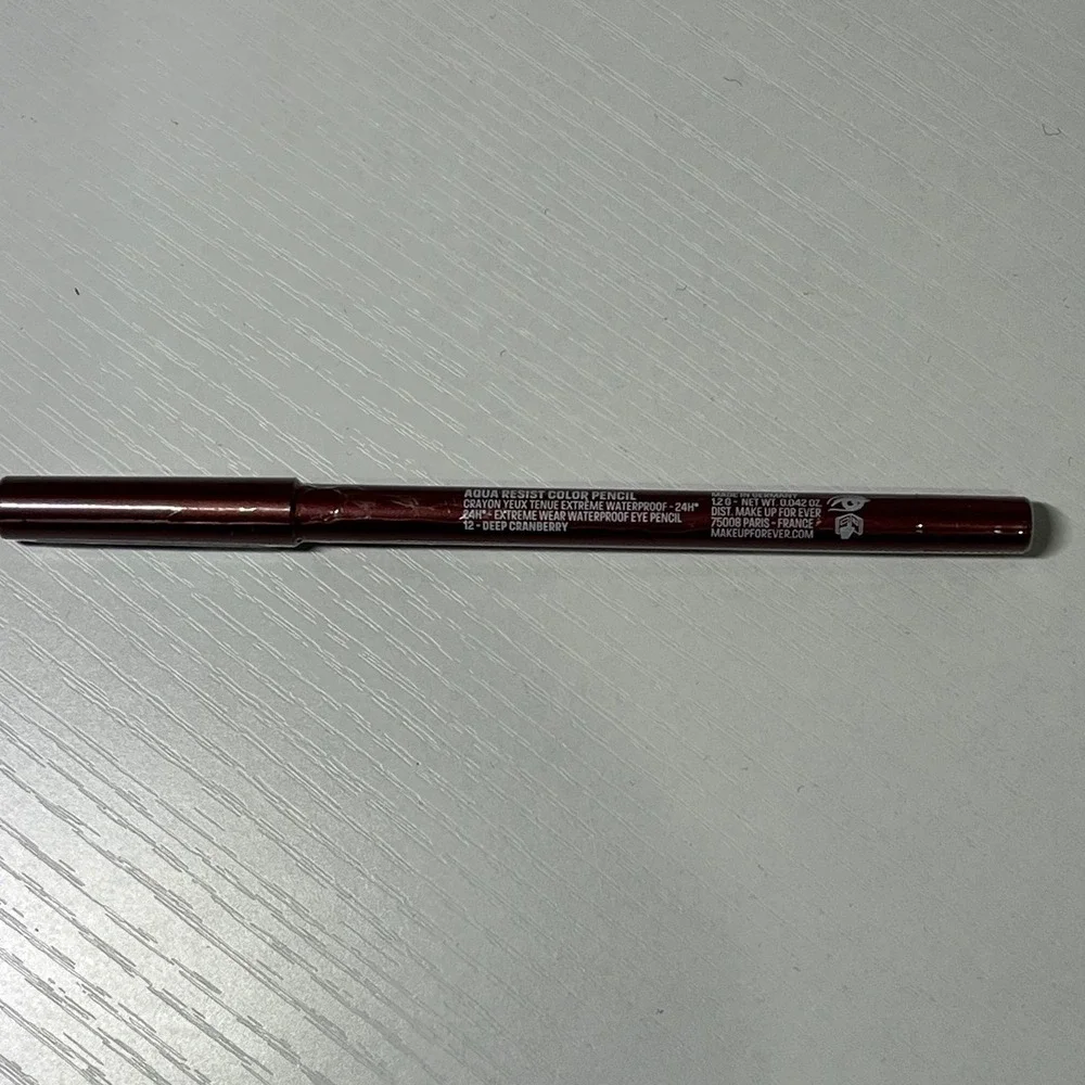 Make‎ Up For Ever Aqua Resist Color Pencil 12 Deep Cranberry Waterproof Eyeliner